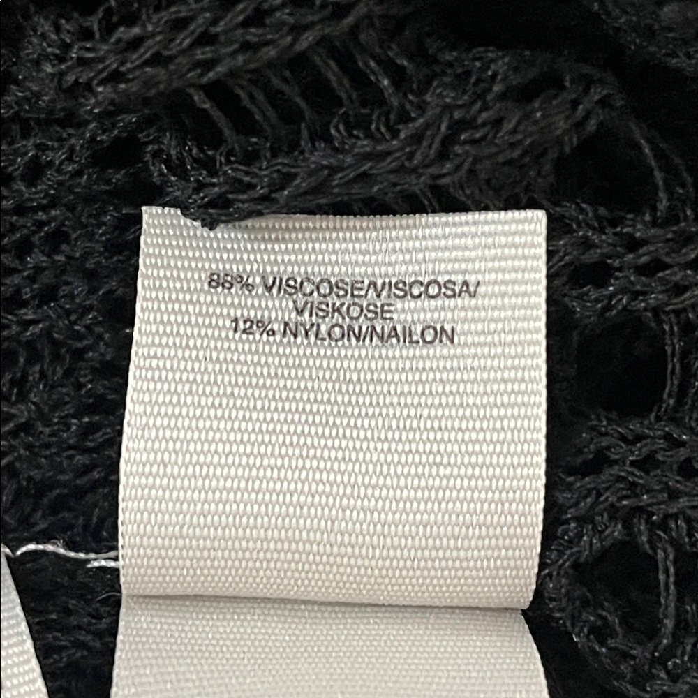 Rachel Roy black thin sweater crew neck size small - Picture 13 of 13